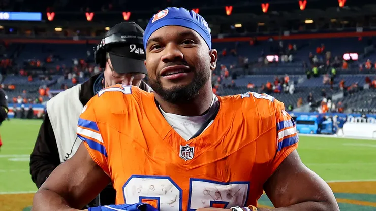 JK Dobbins of the Denver Broncos