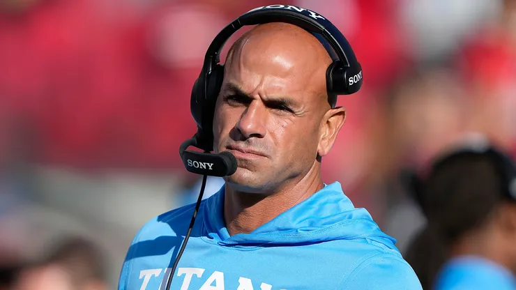 Head coach Robert Saleh of the Tennessee Titans.