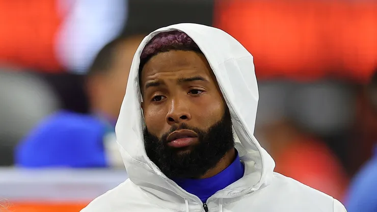 Odell Beckham Jr. during Super Bowl LVI at SoFi Stadium.