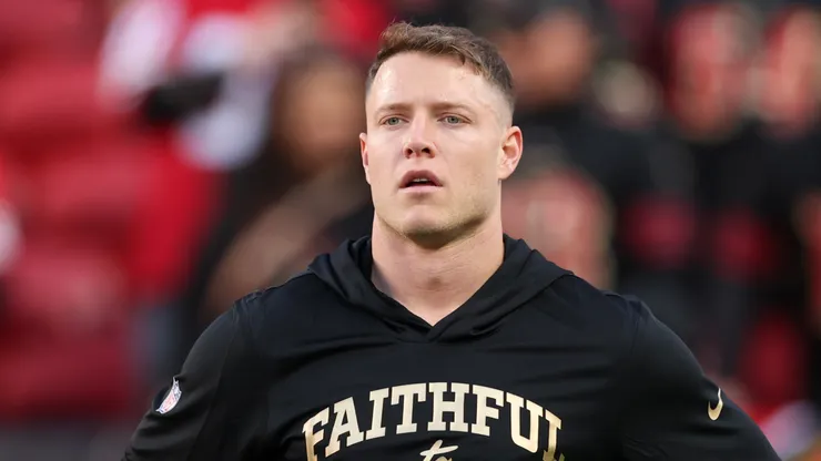 Christian McCaffrey #23 of the San Francisco 49ers