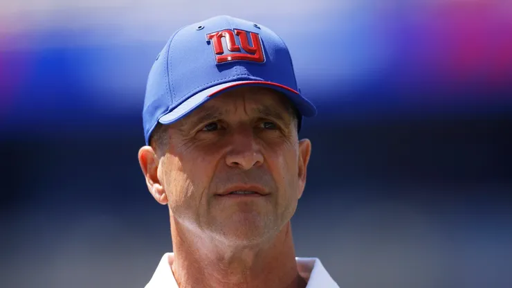 John Harbaugh head coach of the Giants