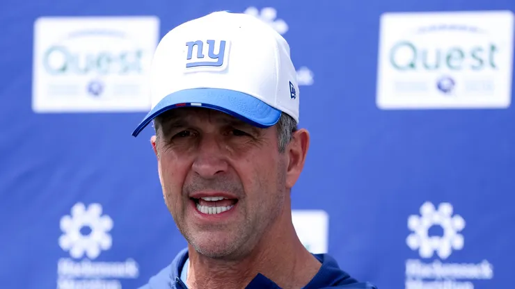 John Harbaugh head coach of the New York Giants