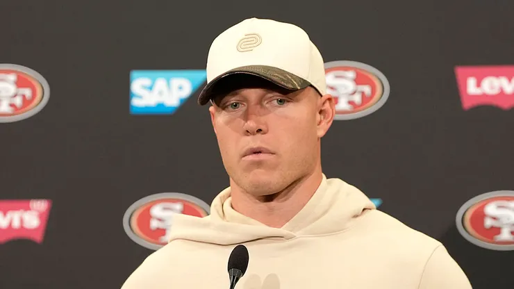 Christian McCaffrey #23 of the San Francisco 49ers.