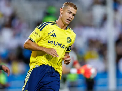 Cristiano Ronaldo celebrates Al Nassr's comeback