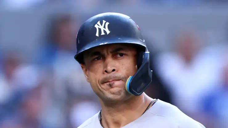 Giancarlo Stanton #27 of the New York Yankees.