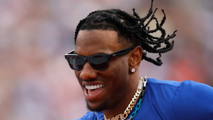 Malik Nabers #1 of the New York Giants.