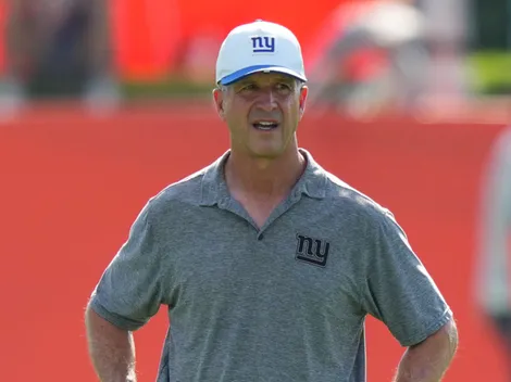 Harbaugh calms NY Giants concern after TE Johnson left practice after collision