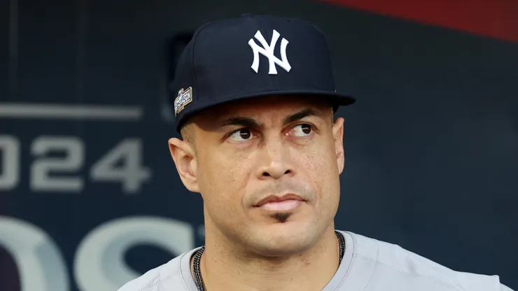 Giancarlo Stanton #27 of the New York Yankees.