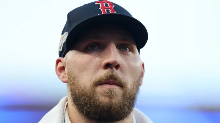 Garrett Crochet #35 of the Boston Red Sox.