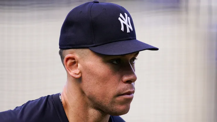 Aaron Judge #99 of the New York Yankees at Yankee Stadium.