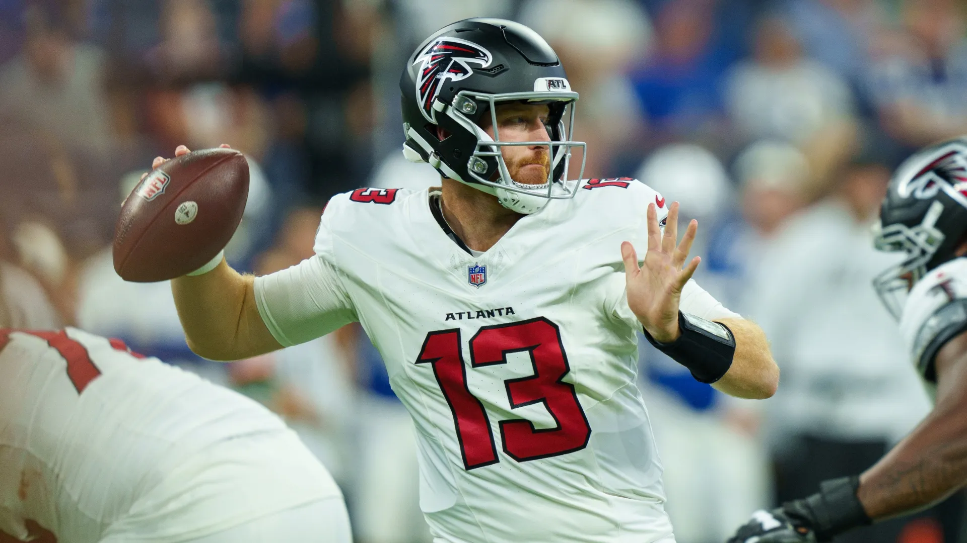 Cooper Rush #13 of the Atlanta Falcons (Source: Chris Carter/Getty Images)