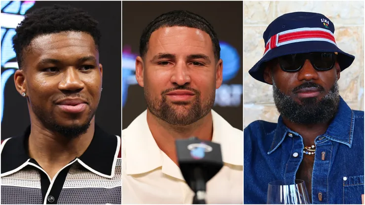 Giannis and Klay Thompson of the Miami Heat and LeBron of the 76ers.