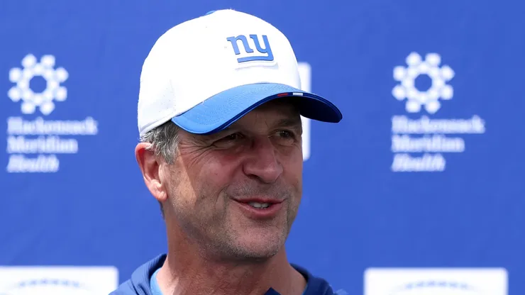 John Harbaugh head coach of the New York Giants