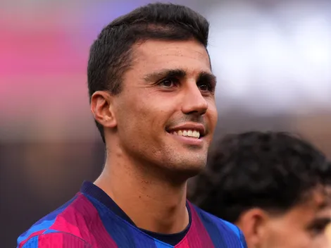 Why isn't Rodri playing today for Barcelona vs Athletic Club?