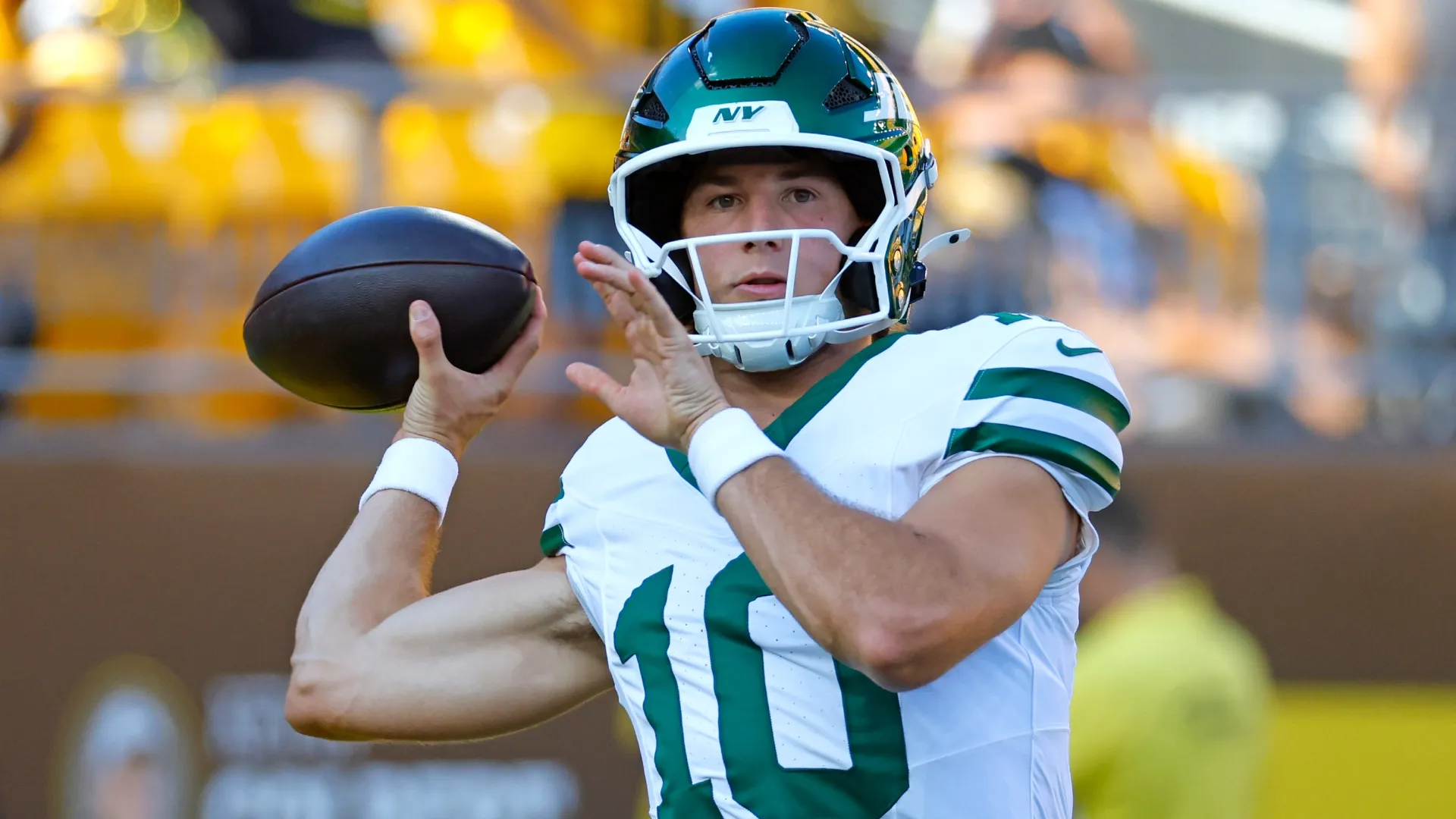 Cade Klubnik #10 of the New York Jets (Source: Justin K. Aller/Getty Images)