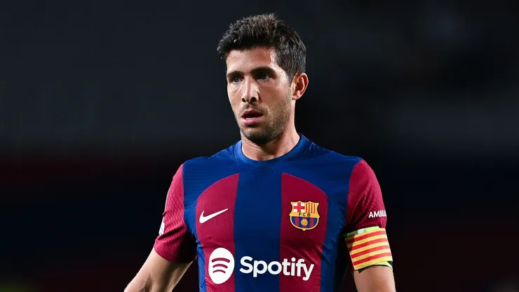 Sergi Roberto during a game with Barcelona.