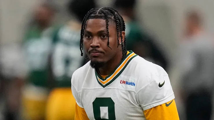 Josh Jacobs #8 of the Green Bay Packers