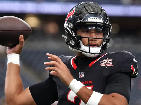 Who are the starting quarterbacks for Panthers vs Texans today?