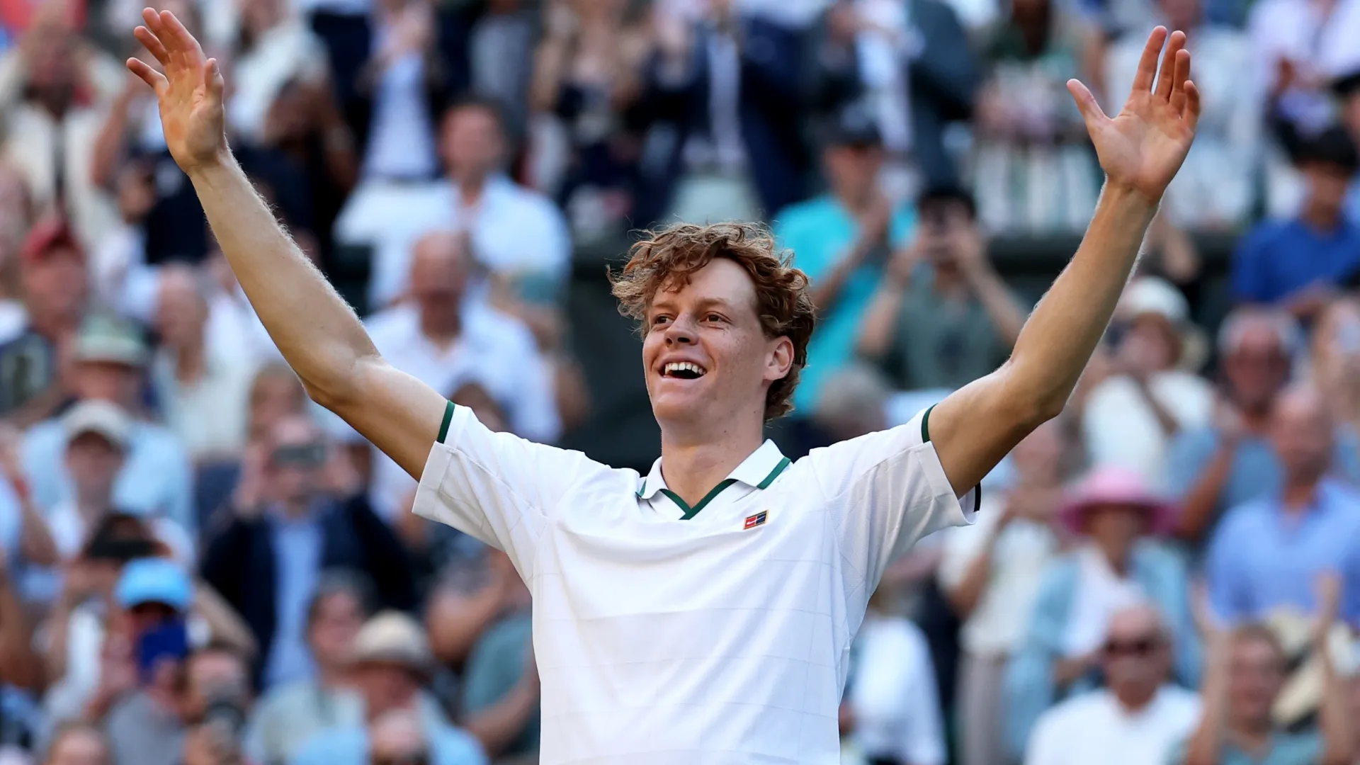 Jannik Sinner during the Gentlemen’s Singles final match on day fourteen of The Championships Wimbledon 2026 (Source: Clive Brunskill/Getty Images)