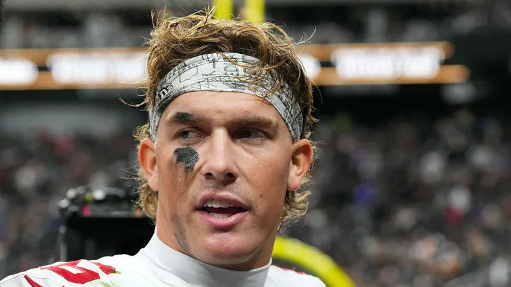 Jaxson Dart quarterback of the Giants