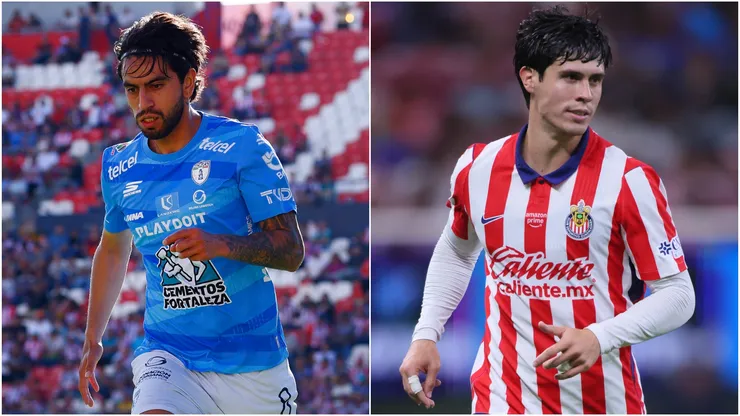 Francisco Venegas of Pachuca and Diego Campillo of Chivas
