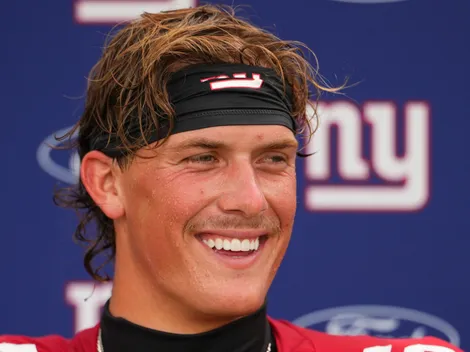 Why isn't Jaxson Dart playing in Giants vs Jets?