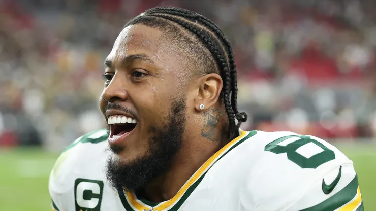 Josh Jacobs running back of the Green Bay Packers
