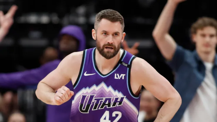 Kevin Love during a Utah Jazz game.
