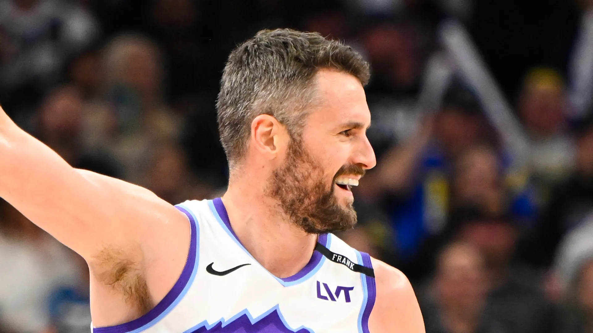 Kevin Love during a Utah Jazz game.