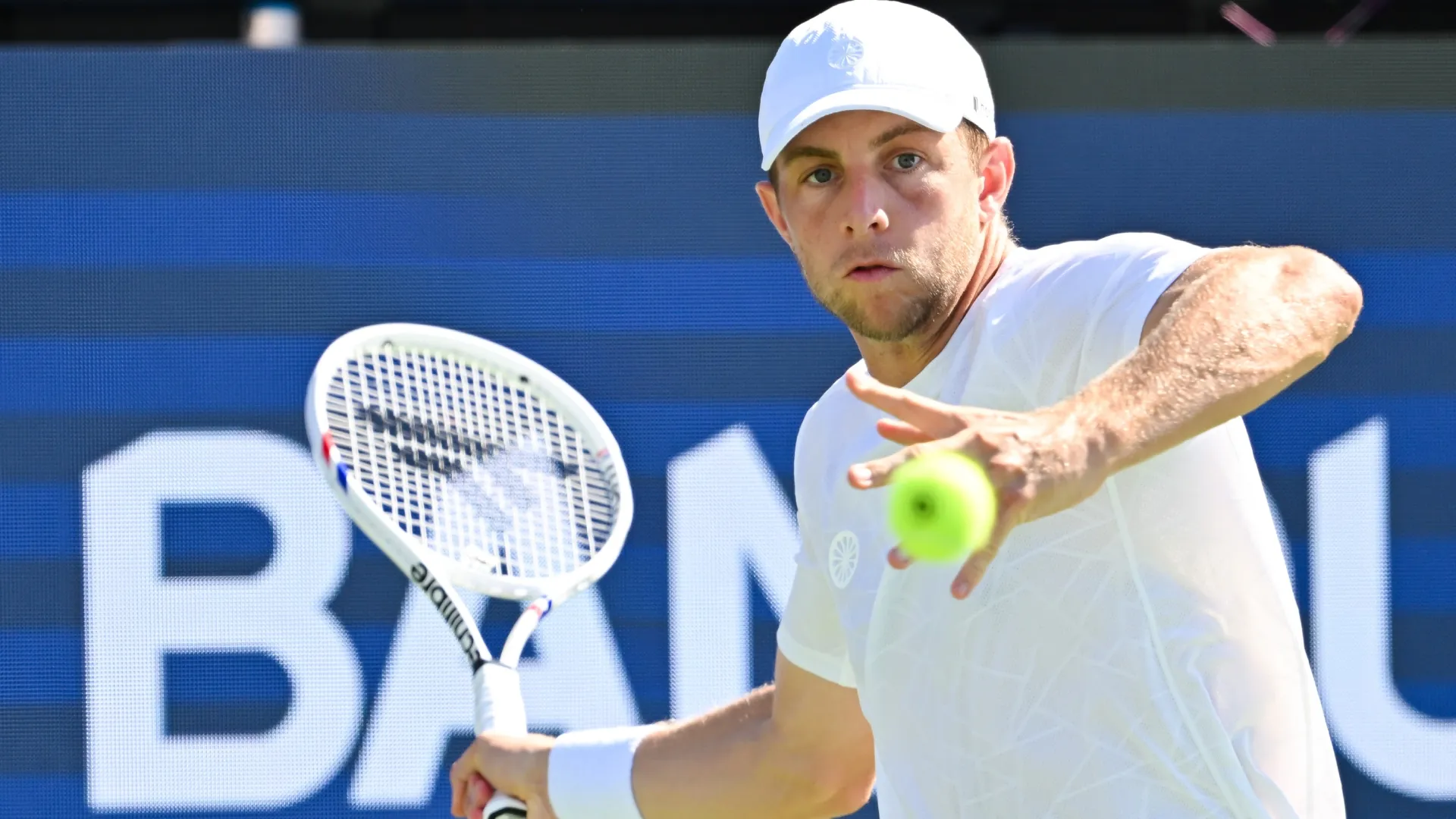 Tallon Griekspoor on day eight of the ATP 1000 National Bank Open (Source: Minas Panagiotakis/Getty Images)