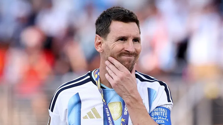 Lionel Messi #10 of Argentina
