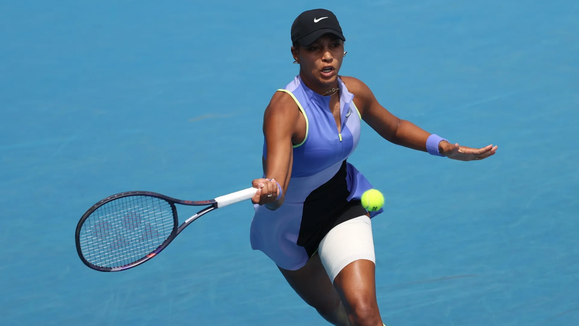 Thea Frodin in the Junior Girls’ Singles Final during day 14 of the 2026 Australian Open (Source: Kelly Defina/Getty Images)