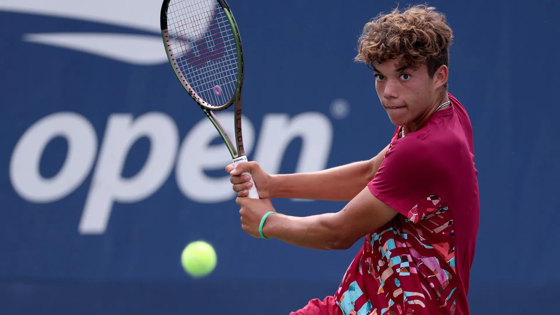 Darwin Blanch on Day Eight of the 2023 US Open (Source: Al Bello/Getty Images)