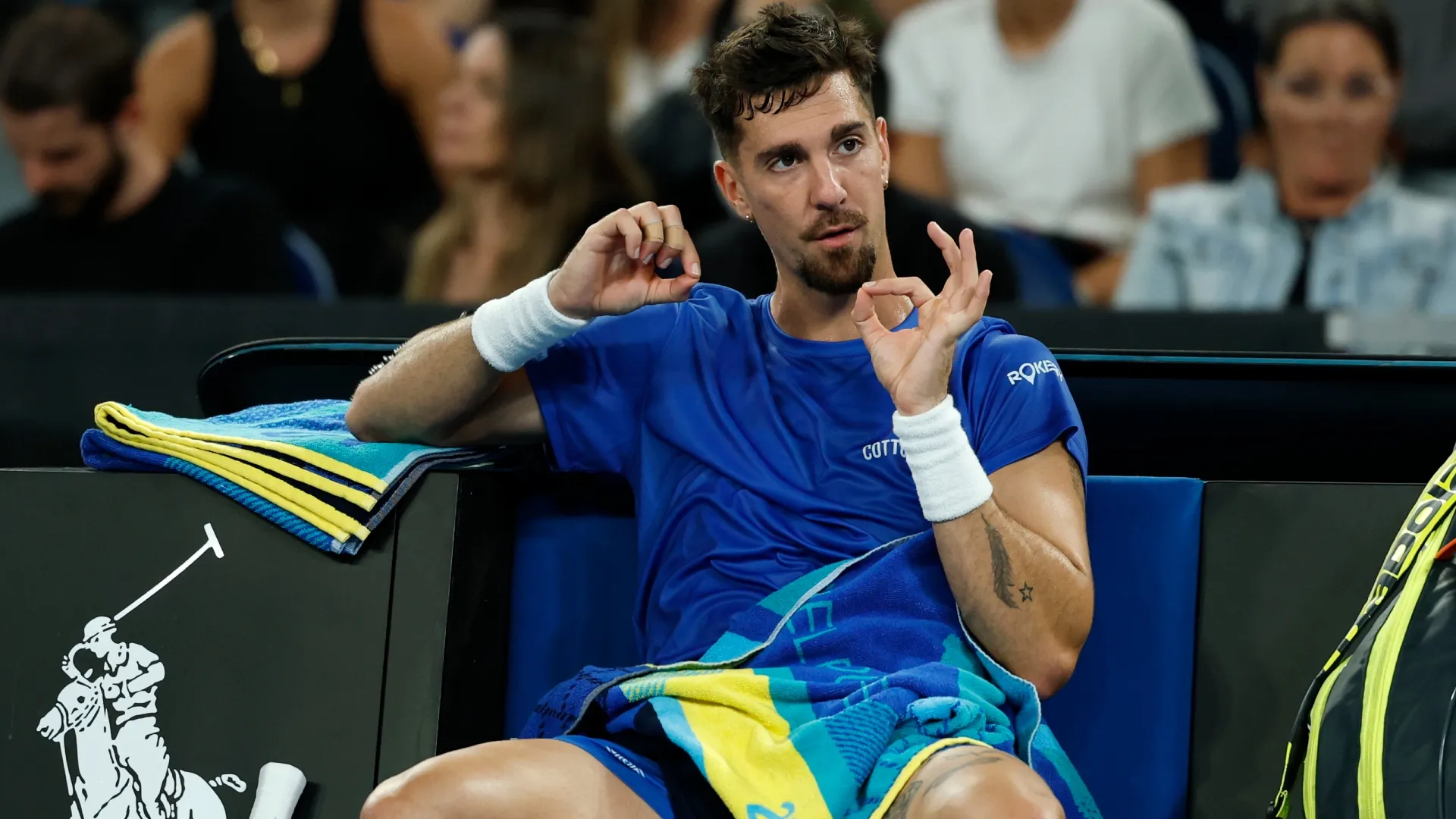 Thanasi Kokkinakis during day four of the 2025 Australian Open (Source: Daniel Pockett/Getty Images)