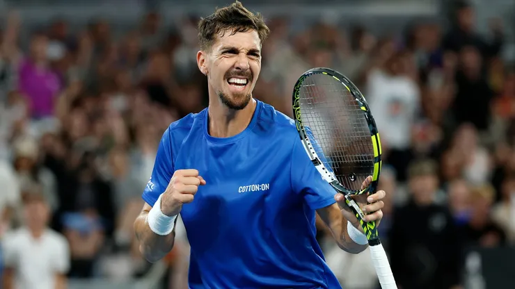 Thanasi Kokkinakis during day four of the 2025 Australian Open