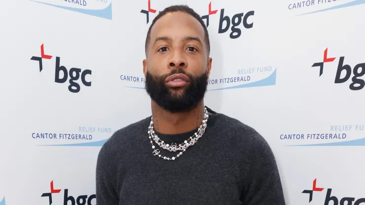 Odell Beckham Jr. attends Charity Day Hosted by Cantor Fitzgerald Relief Fund.