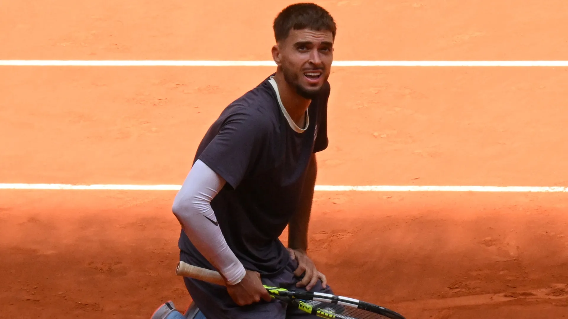 Dino Prizmic during day five of the Mutua Madrid Open (Source: David Ramos/Getty Images)