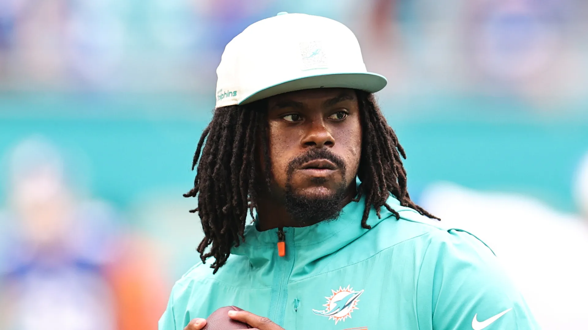 Malik Willis #2 of the Miami Dolphins.