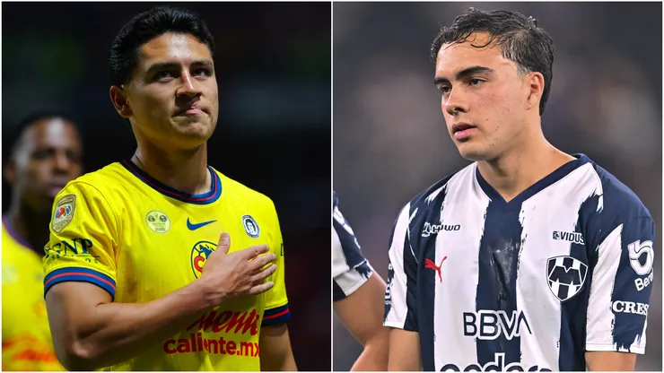 Ramon Juarez of America and Iker Fimbres of Monterrey