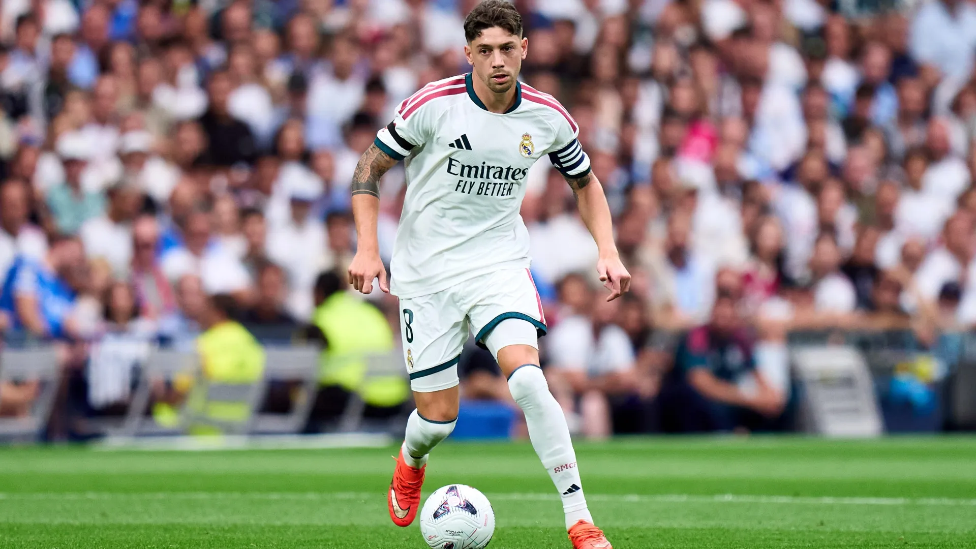 Federico Valverde of Real Madrid during the LaLiga EA Sports 2026/27 match (Source: Angel Martinez/Getty Images)