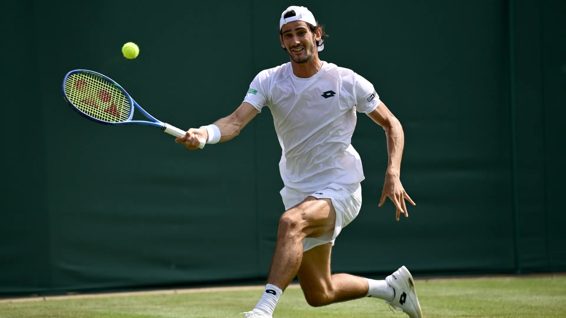 Lloyd Harris on day three of The Championships Wimbledon 2025 (Source: Hannah Peters/Getty Images)