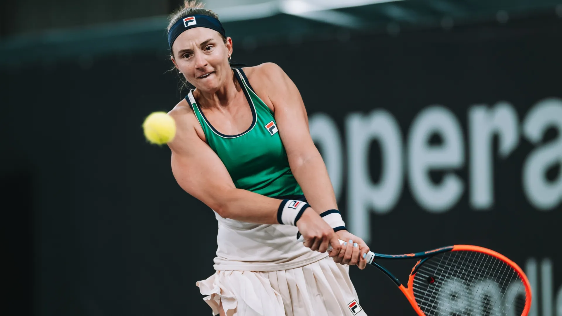 Nadia Podoroska during day three of the Upper Austria Ladies Linz 2024 (Source: Alexander Scheuber/Getty Images for MatchMaker)