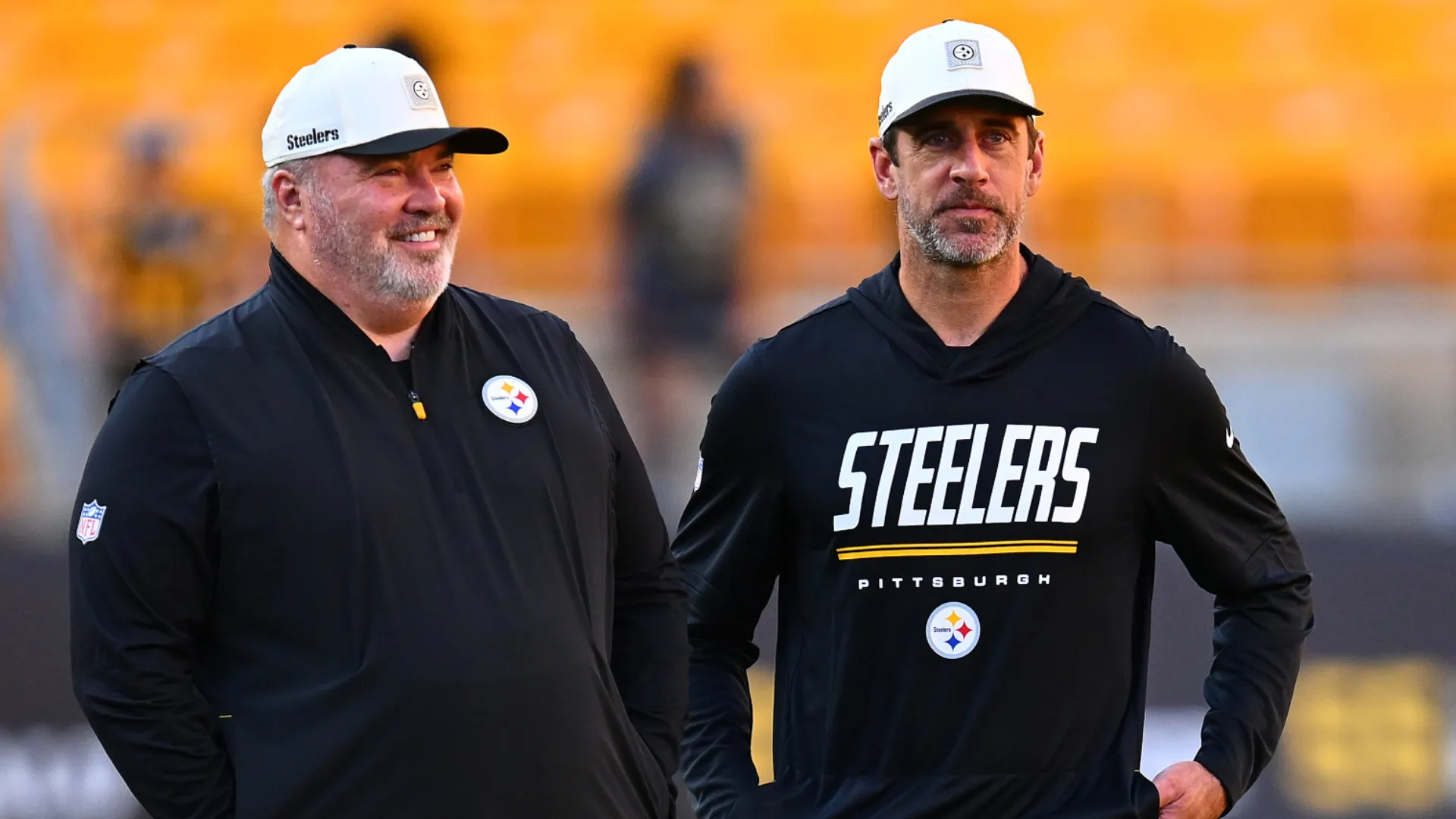 Aaron Rodgers with Mike McCarthy