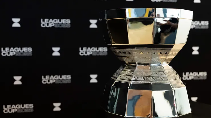 The Leagues Cup trophy.