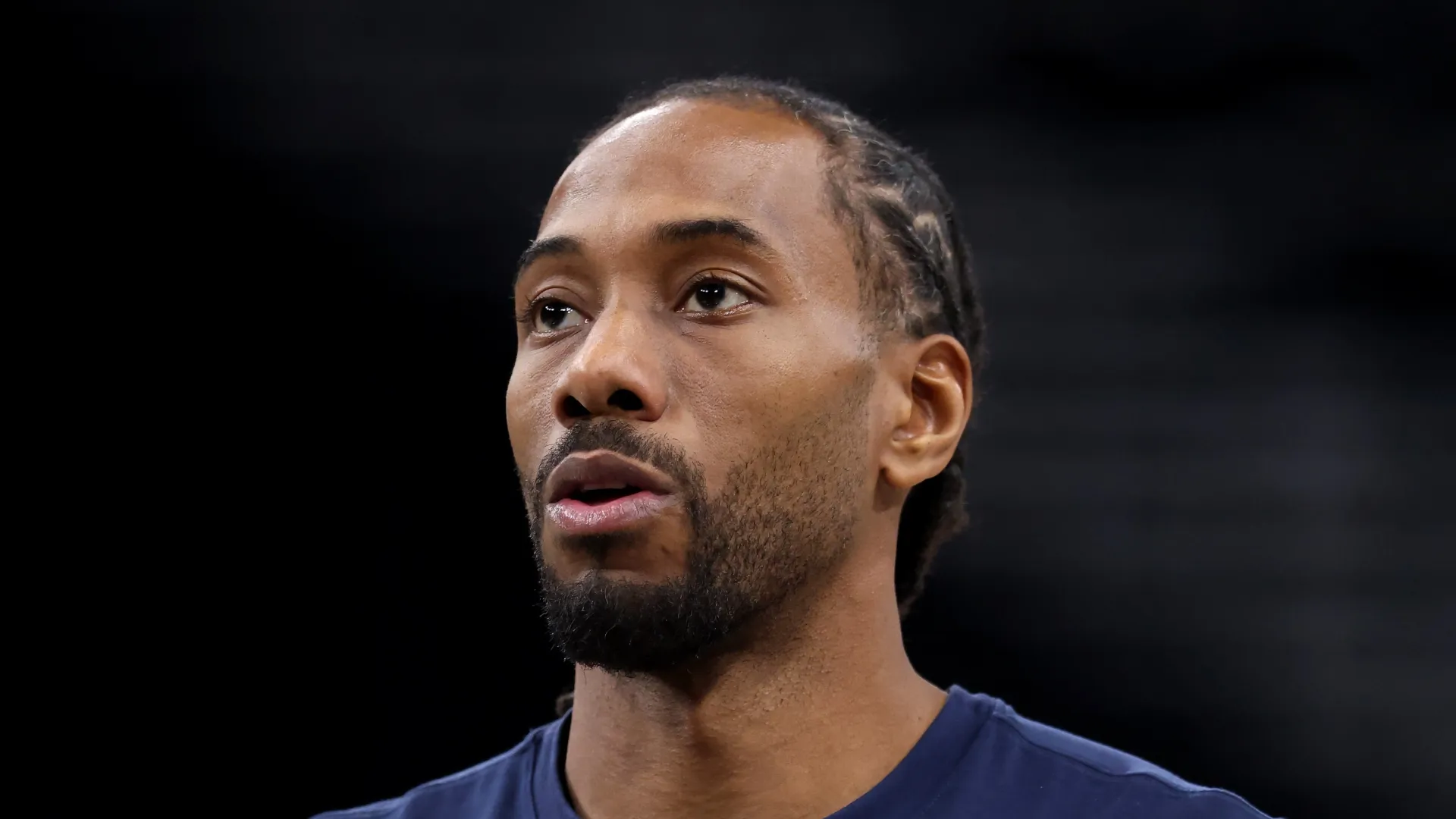 Kawhi Leonard #2 of the Los Angeles Clippers at Intuit Dome.