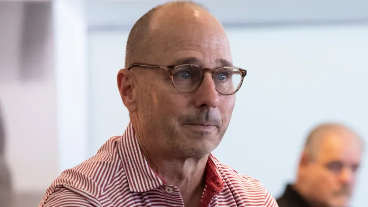 General Manager of the New York Yankees, Brian Cashman speaks.