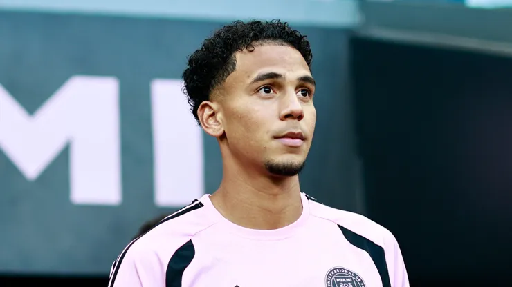 David Ruiz before an Inter Miami game.