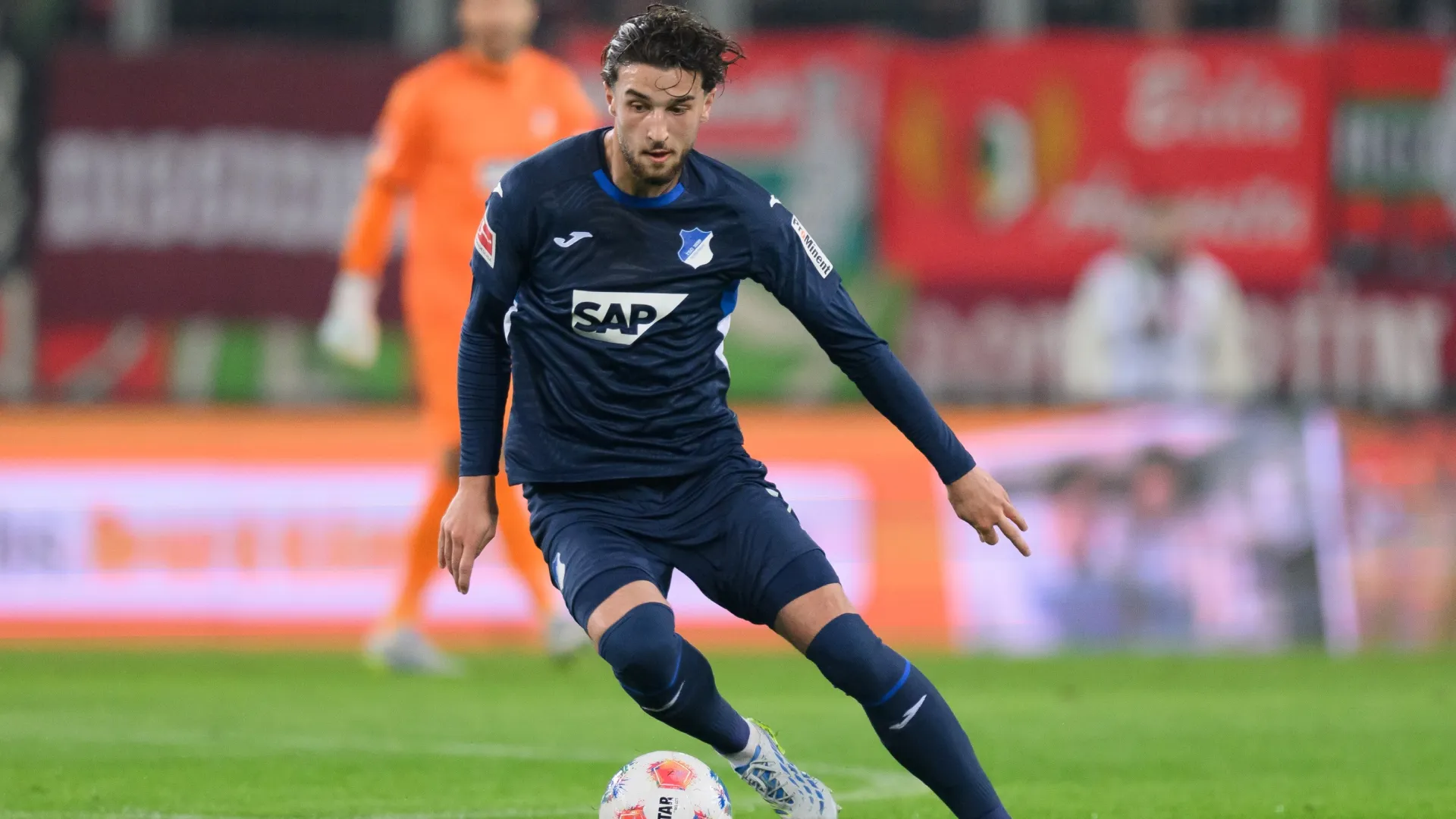 Leon Avdullahu of Hoffenheim during the Bundesliga match (Source: Christian Kaspar-Bartke/Getty Images)
