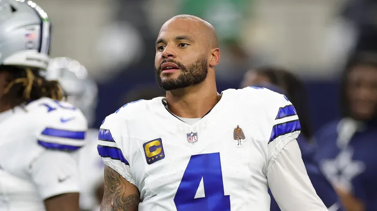 Dak Prescott #4 of the Dallas Cowboys