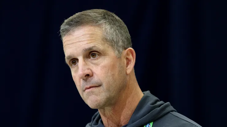 John Harbaugh head coach of the New York Giants